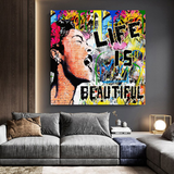ChandeliersDecor.com-Banksy Wall Poster-Banksy Life is Beautiful: Celebrate Art's Intrigue