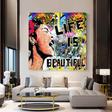 ChandeliersDecor.com-Banksy Wall Poster-Banksy Life is Beautiful: Celebrate Art's Intrigue