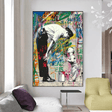 ChandeliersDecor.com-Banksy Wall Poster-Banksy Life is Beautiful Poster - Powerful Art Statement