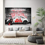 ChandeliersDecor.com-Banksy Wall Poster-Banksy Life is Beautiful Unveiling the Artistic Brilliance