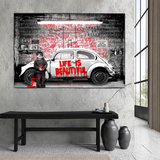 ChandeliersDecor.com-Banksy Wall Poster-Banksy Life is Beautiful Unveiling the Artistic Brilliance