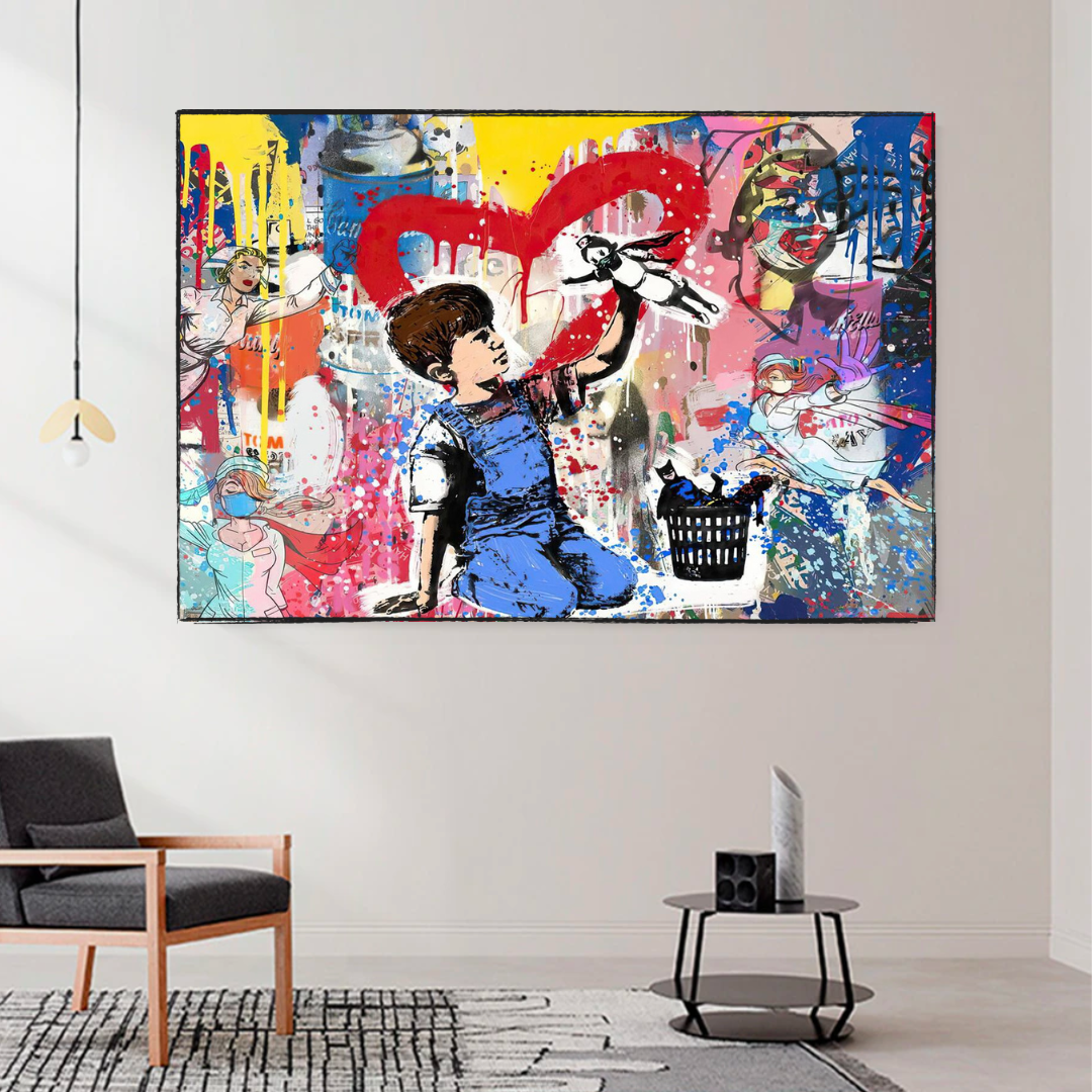 ChandeliersDecor.com-Banksy Wall Poster-Banksy Life is Beautiful: Unveiling the Inspiring Collection