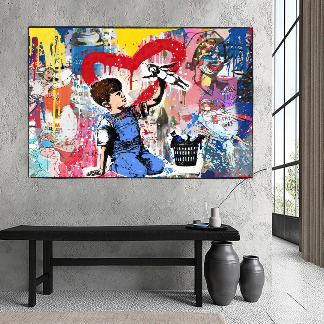 ChandeliersDecor.com-Banksy Wall Poster-Banksy Life is Beautiful: Unveiling the Inspiring Collection