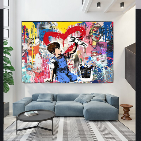 ChandeliersDecor.com-Banksy Wall Poster-Banksy Life is Beautiful: Unveiling the Inspiring Collection