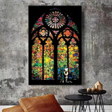 ChandeliersDecor.com-Banksy Wall Poster-Banksy Praying Boy Graffiti Canvas Wall Art - Home Decor