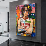 ChandeliersDecor.com-Banksy Wall Poster-Banksy Rolling Stones Canvas Art - Authentic Designs