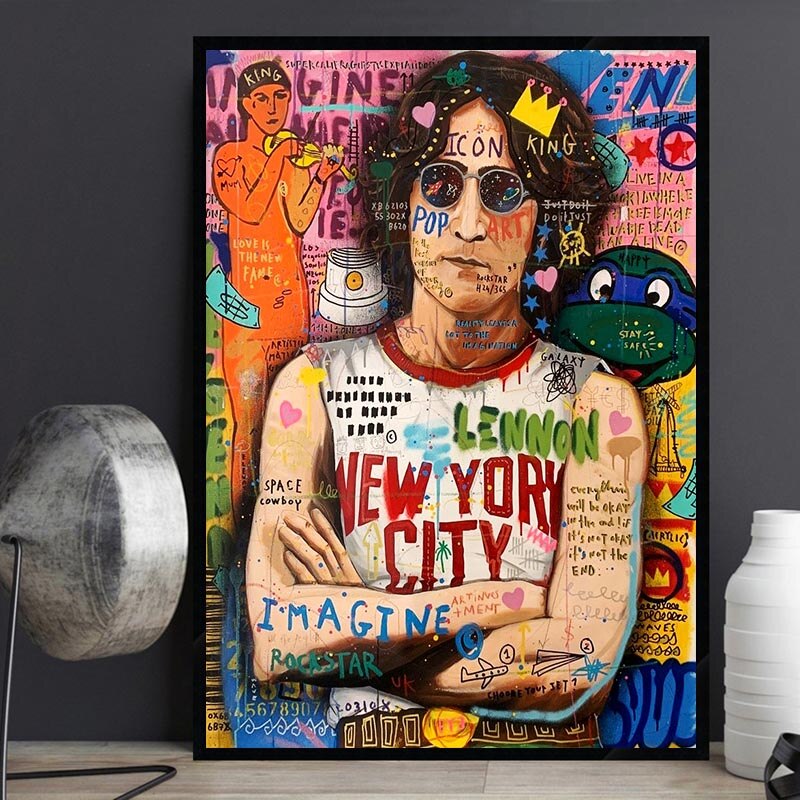ChandeliersDecor.com-Banksy Wall Poster-Banksy Rolling Stones Canvas Art - Authentic Designs