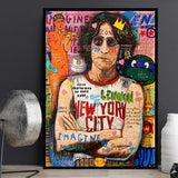 ChandeliersDecor.com-Banksy Wall Poster-Banksy Rolling Stones Canvas Art - Authentic Designs