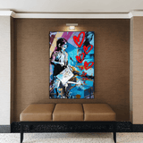 ChandeliersDecor.com-Banksy Wall Poster-Banksy Steet Art Boy Planting Love Canvas Wall Art