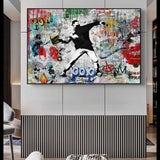ChandeliersDecor.com-Banksy Wall Poster-Banksy Street Art - Premium Collection