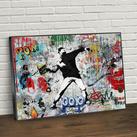 ChandeliersDecor.com-Banksy Wall Poster-Banksy Street Art - Premium Collection