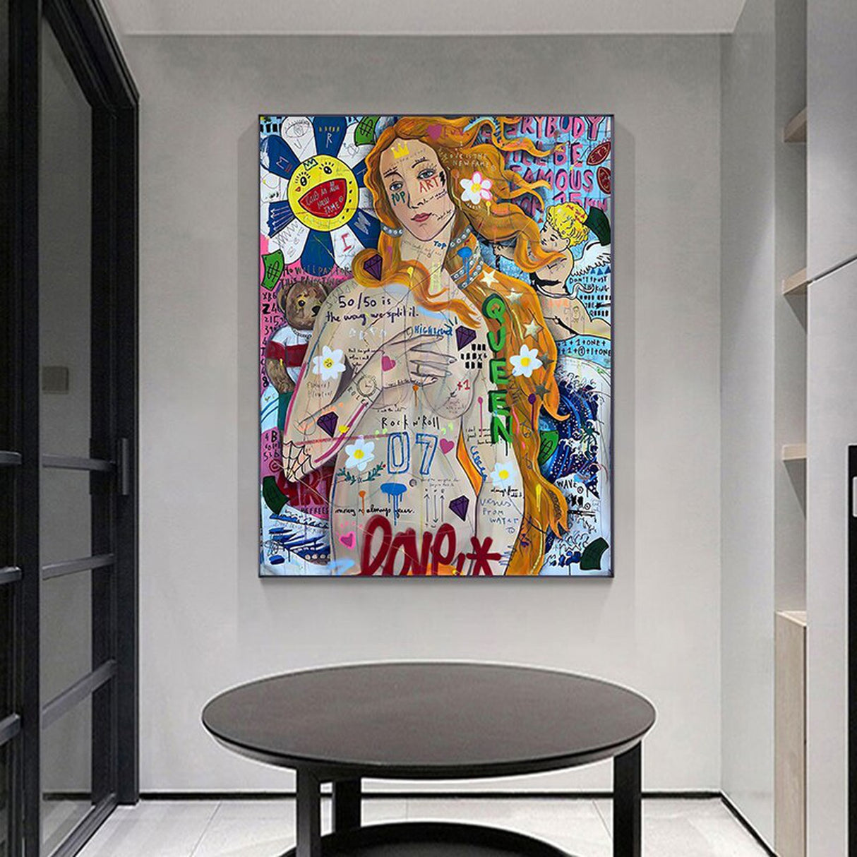 ChandeliersDecor.com-Banksy Wall Poster-Banksy The Birth Of Venus Canvas Wall Art