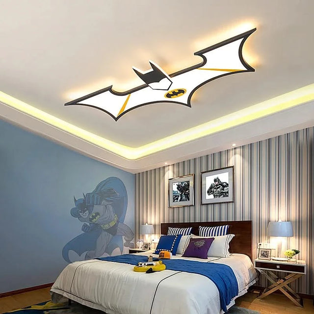 Batman Boys Room Ceiling Light-ChandeliersDecor.com