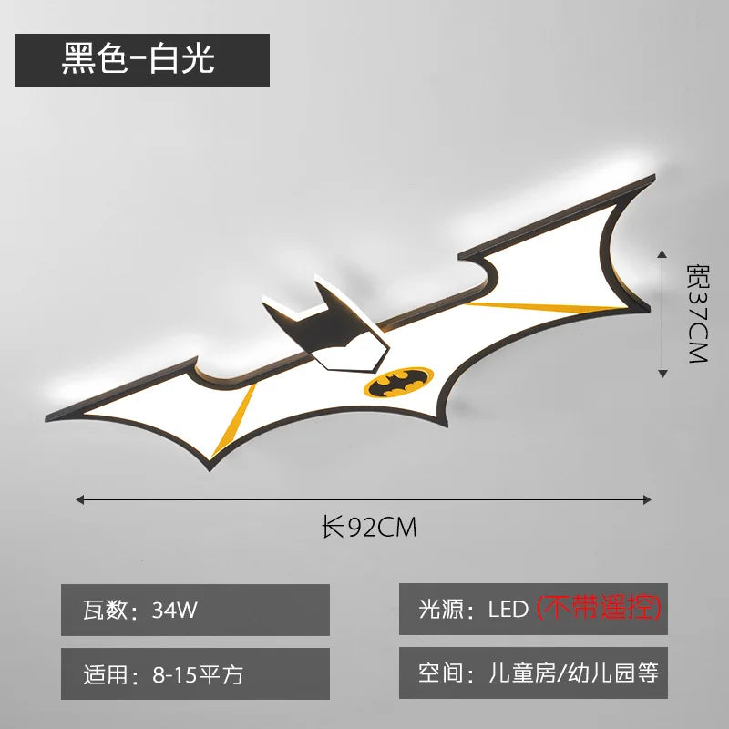 ChandeliersDecor.com-Kids Room Nursery Lighting-Batman Boys Room Ceiling Light