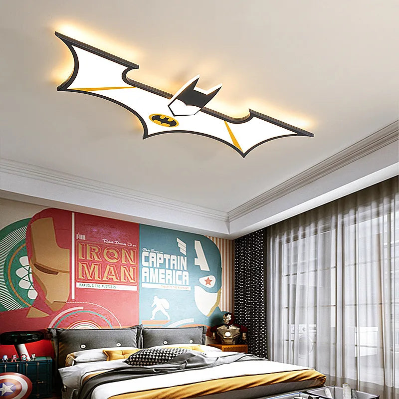 ChandeliersDecor.com-Kids Room Nursery Lighting-Batman Boys Room Ceiling Light
