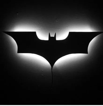 ChandeliersDecor.com-Kids Room Nursery Lighting-Batman Cool LED Wall Light with Wireless Remote