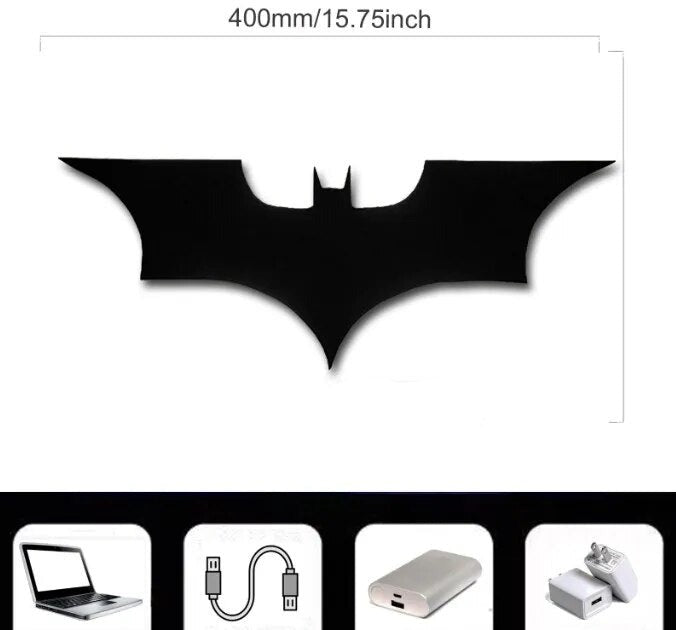 ChandeliersDecor.com-Kids Room Nursery Lighting-Batman Cool LED Wall Light with Wireless Remote