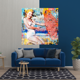 ChandeliersDecor.com-Wall Posters-Beach Lovers: Marilyn Poster Unmatched Beach Vibes