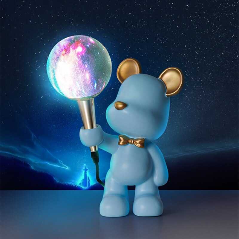 ChandeliersDecor.com-Kids Room Nursery Lighting-Bear Bedside Lamp for Kids Room