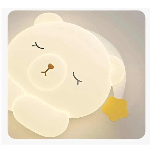 Bear Sleeping in Moon Cap Ceiling Light for Kids Room-ChandeliersDecor.com