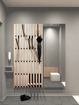 ChandeliersDecor.com-Drying Racks & Hangers-Beech Wood Piano Wall Hanging Coats Organiser