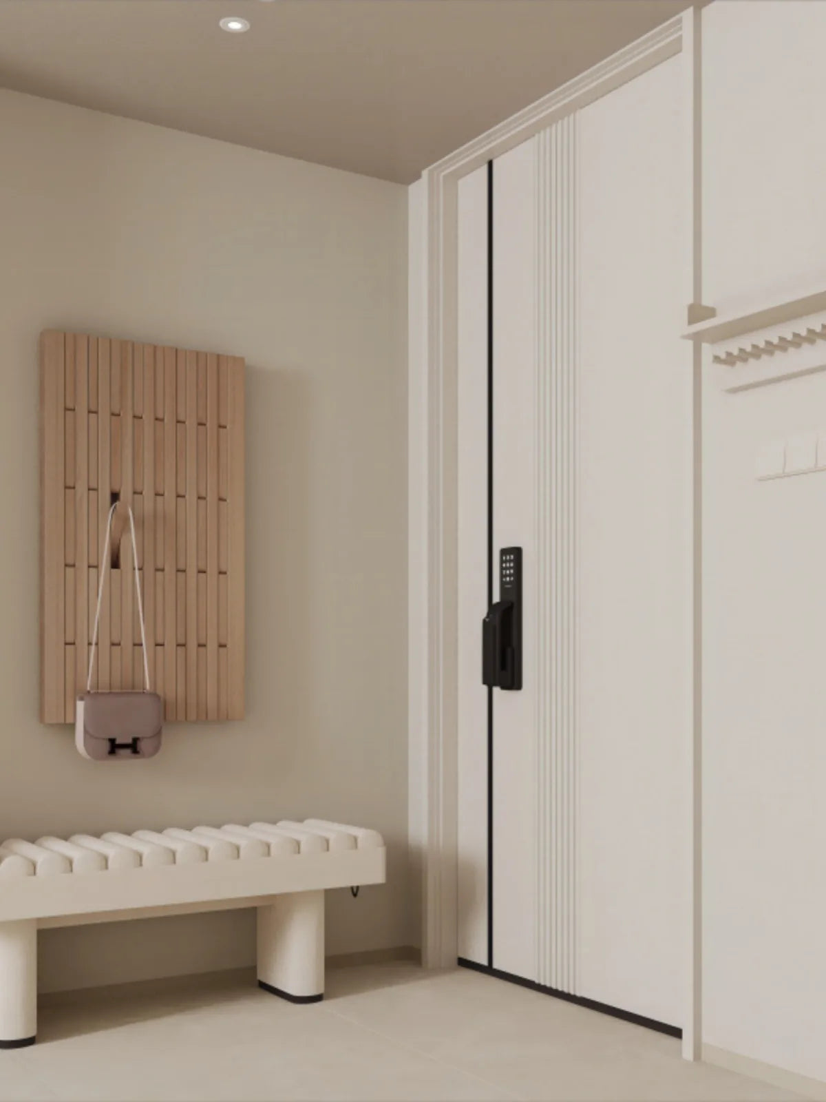 ChandeliersDecor.com-Drying Racks & Hangers-Beech Wood Piano Wall Hanging Coats Organiser