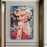 ChandeliersDecor.com-Wall Posters-Betty Boop Marilyn Poster - Iconic Star Tribute for Fans and Collectors