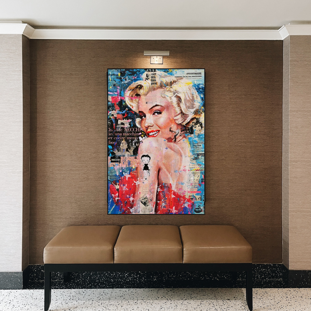 ChandeliersDecor.com-Wall Posters-Betty Boop Marilyn Poster - Iconic Star Tribute for Fans and Collectors