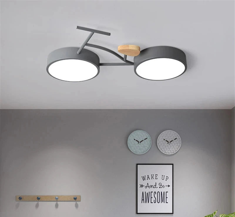 ChandeliersDecor.com-Kids Room Nursery Lighting-Bicycle Light for Kids Room