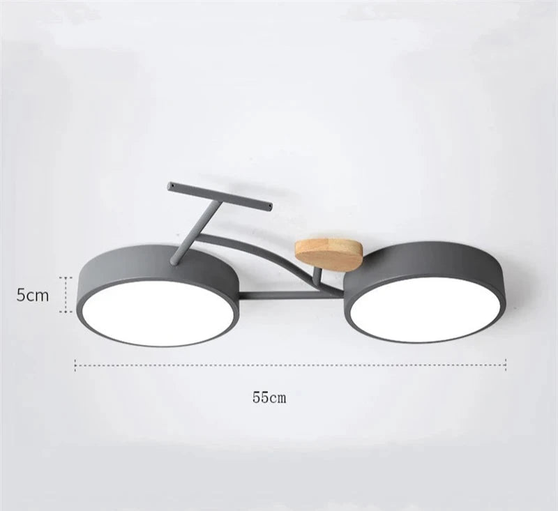 ChandeliersDecor.com-Kids Room Nursery Lighting-Bicycle Light for Kids Room