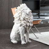 ChandeliersDecor.com-Supreme Sculptures-Big Lion Statue Art Big Sculpture
