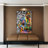 ChandeliersDecor.com-Musicians Wall Art-Biggie Smalls Iconic Singer Canvas Wall Art