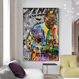 ChandeliersDecor.com-Musicians Wall Art-Biggie Smalls Iconic Singer Canvas Wall Art