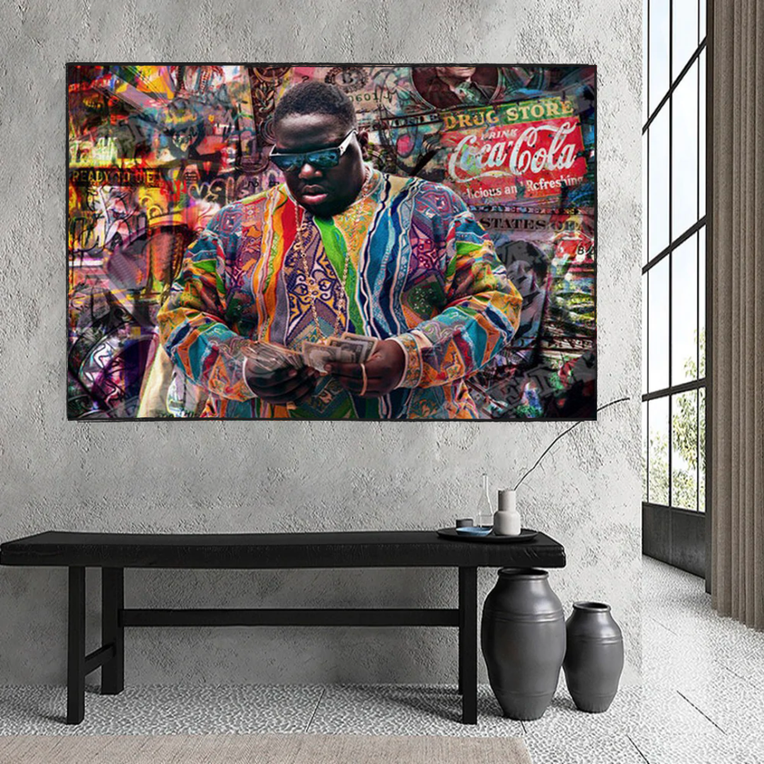 ChandeliersDecor.com-Musicians Wall Art-Biggie Smalls Poster: Iconic Art for Rap Fans