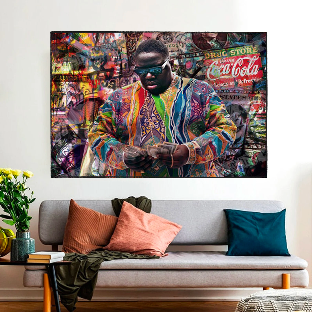 ChandeliersDecor.com-Musicians Wall Art-Biggie Smalls Poster: Iconic Art for Rap Fans