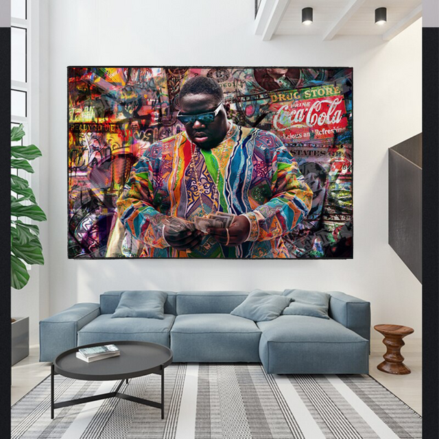 ChandeliersDecor.com-Musicians Wall Art-Biggie Smalls Poster: Iconic Art for Rap Fans