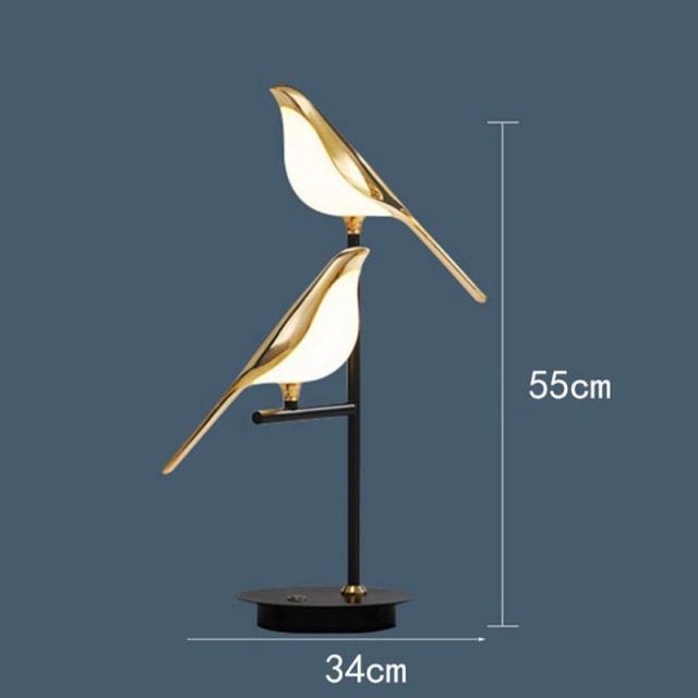 ChandeliersDecor.com-Kitchen Island-Bird Shaped Acrylic Chandelier: Elegant Lighting Solution