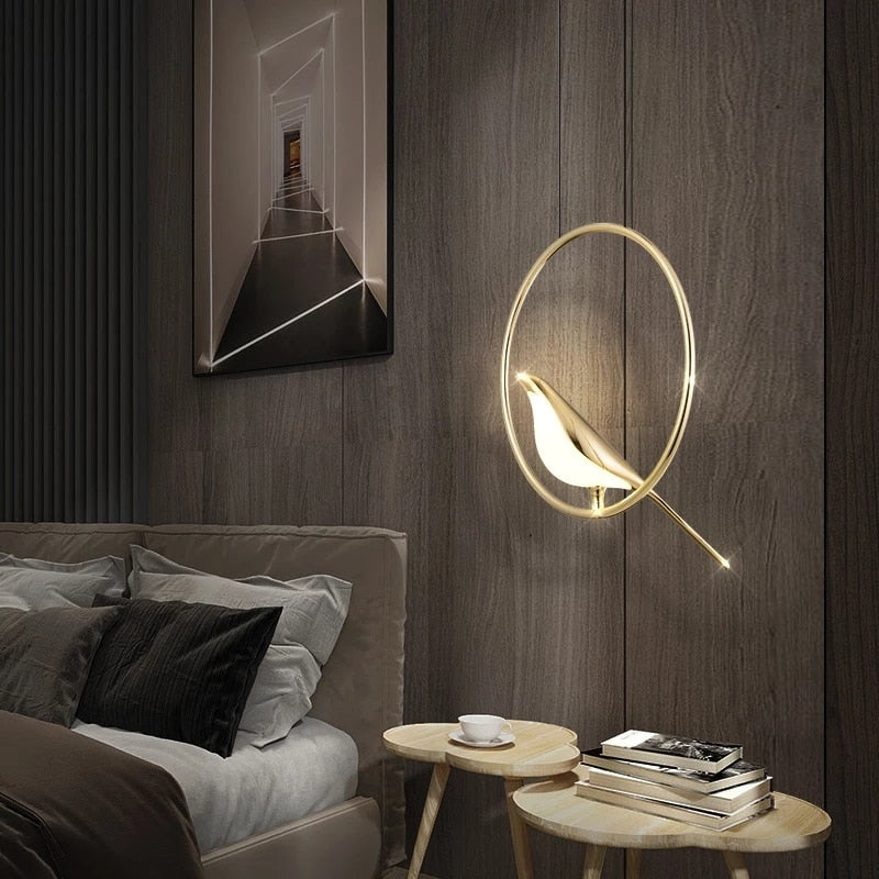 ChandeliersDecor.com-Kitchen Island-Bird Shaped Acrylic Chandelier: Elegant Lighting Solution