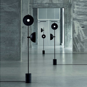 ChandeliersDecor.com-Floor Lamp-Black Heavy Standing Lamp: Durable Design and Elegant Style