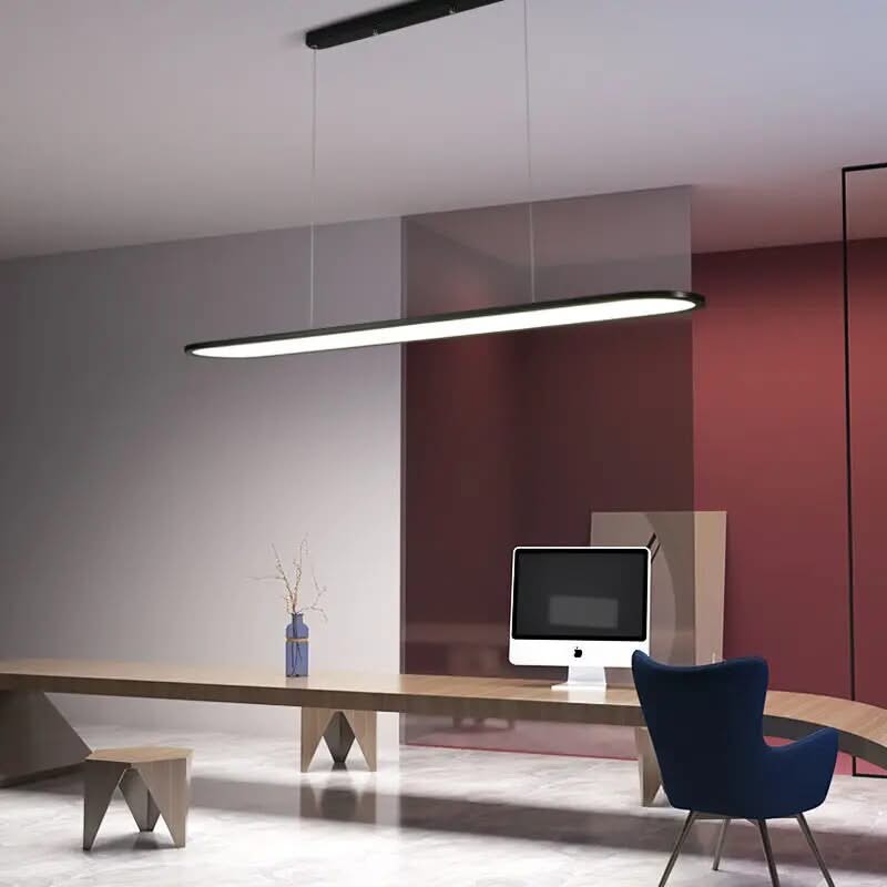 Black LED Pendant Lights - Modern Minimalist Design-ChandeliersDecor.com