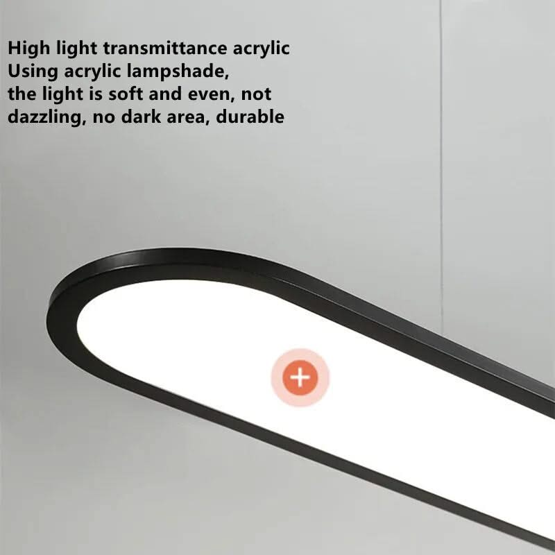 Black LED Pendant Lights - Modern Minimalist Design-ChandeliersDecor.com