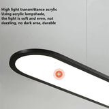 ChandeliersDecor.com-Kitchen Island-Black LED Pendant Lights - Modern Minimalist Design