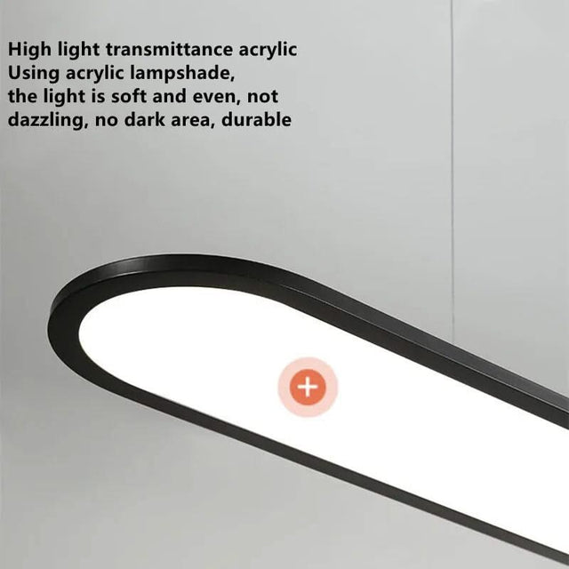 Black LED Pendant Lights - Modern Minimalist Design-ChandeliersDecor.com