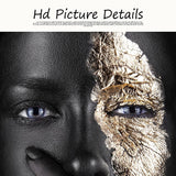ChandeliersDecor.com-Wall Posters-Black Masked Woman Wall Art: Beautiful and Empowering Designs