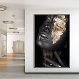 ChandeliersDecor.com-Wall Posters-Black Masked Woman Wall Art: Beautiful and Empowering Designs