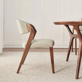 ChandeliersDecor.com-Dining Chairs-Black Walnut Solid Wood Dining Chair