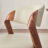 ChandeliersDecor.com-Dining Chairs-Black Walnut Solid Wood Dining Chair