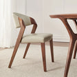 ChandeliersDecor.com-Dining Chairs-Black Walnut Solid Wood Dining Chair