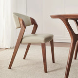 ChandeliersDecor.com-Dining Chairs-Black Walnut Solid Wood Dining Chair