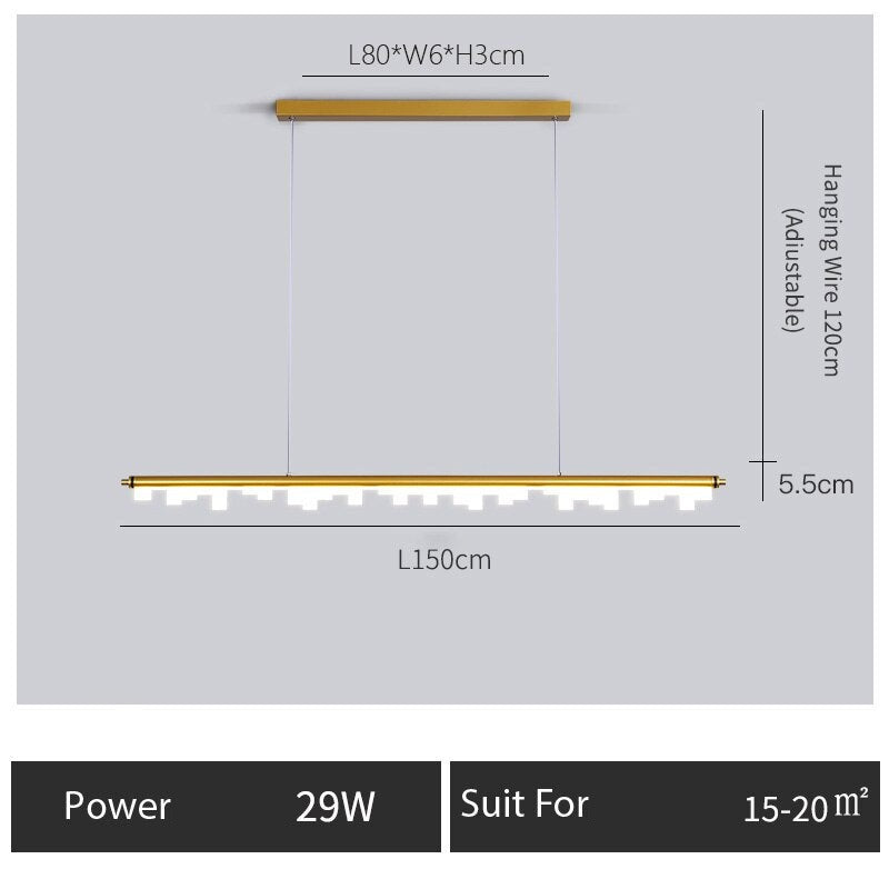 ChandeliersDecor.com-Kitchen Island-Blocks Hanging Light: Illuminate Your Space with Elegance